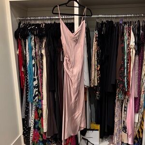 Zara Asymmetrical Pink Dress